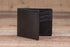black leather bifold wallet